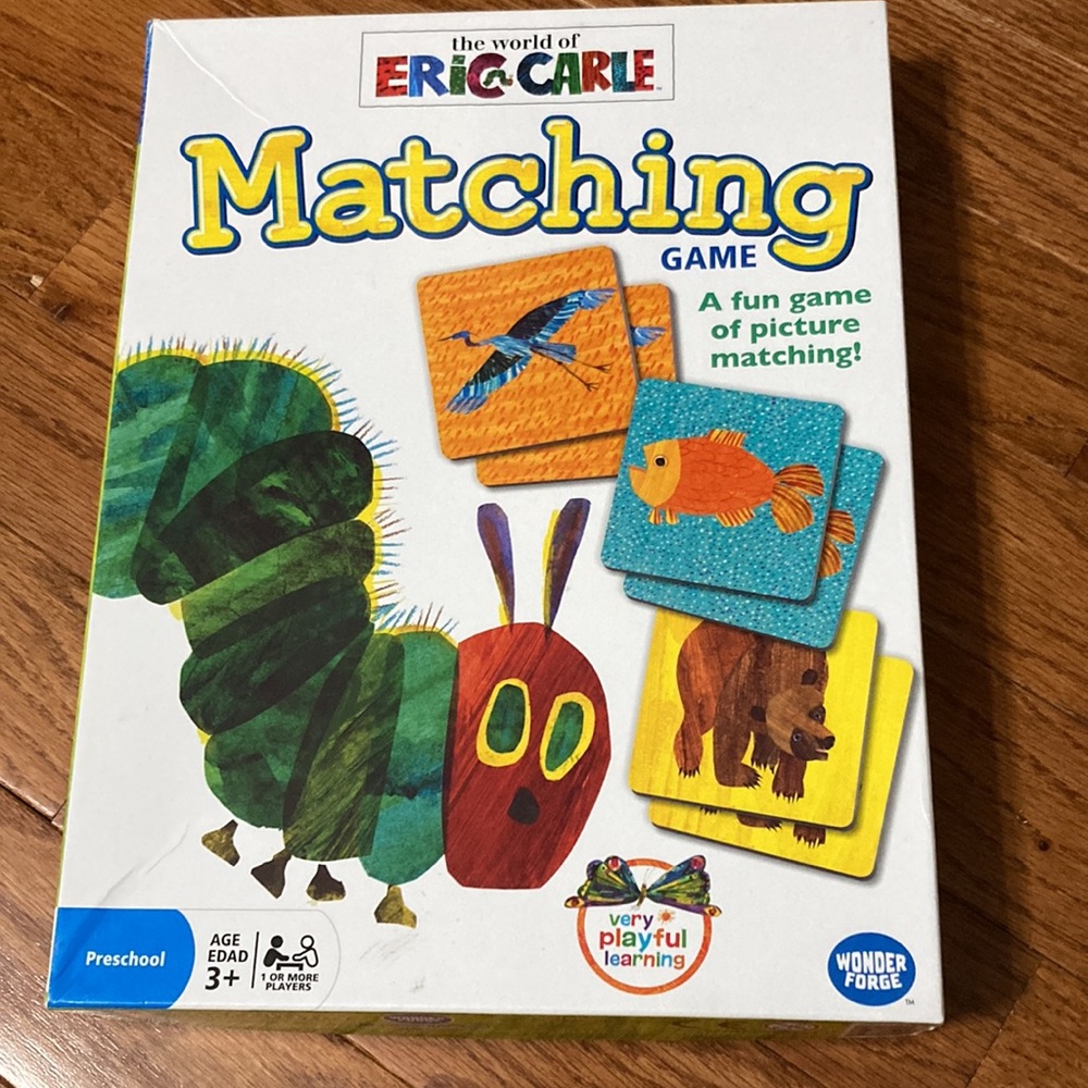 Eric Carle Matching Game & Pillow